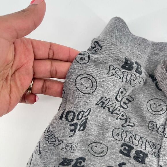 Garanimals Baby Boy’s Grey Be Kind, Be Happy, Be Cool Terry Shorts Size 24M - Picture 8 of 10